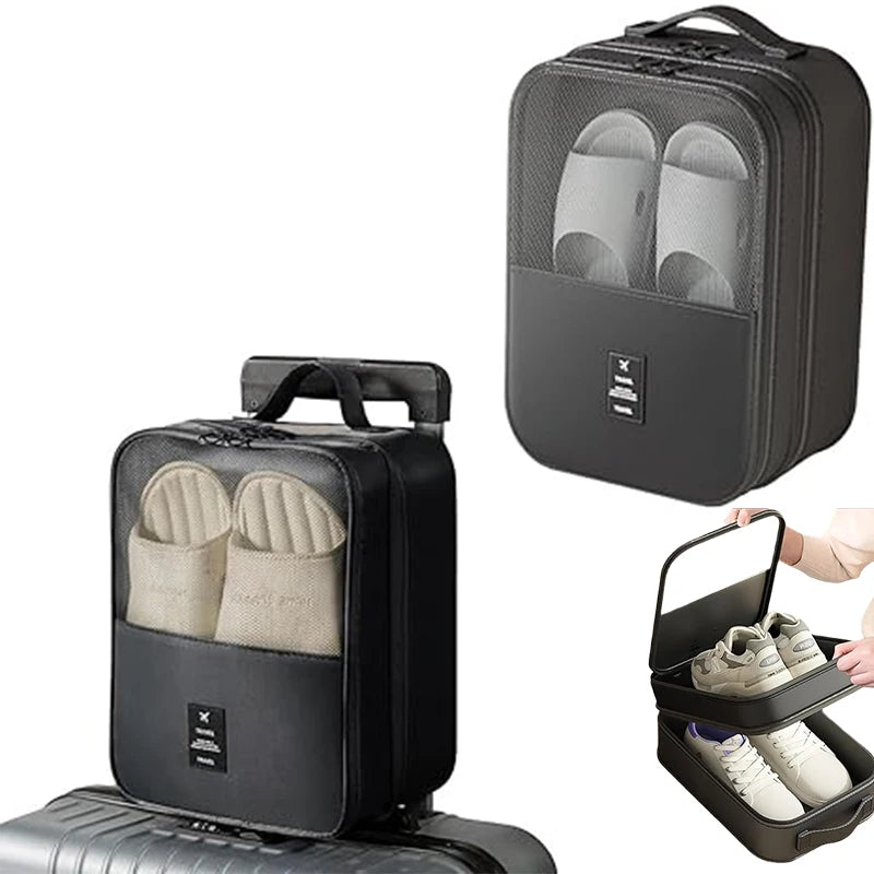 Travel Shoe Bags – Holds 3 Pairs | Carry-On Luggage Organizer Travel Shoe Bags Babs