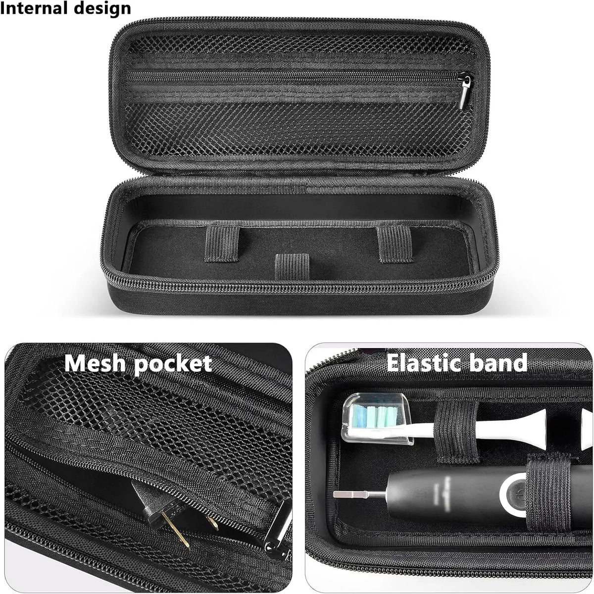 Electric Toothbrush Travel Case – Oral-B & Philips Sonicare Toothbrush Travel Case Babs