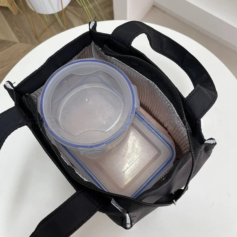 Large Insulated Lunch Bag – Aluminum Foil, Oxford, Foldable Insulated Lunch Bag Babs