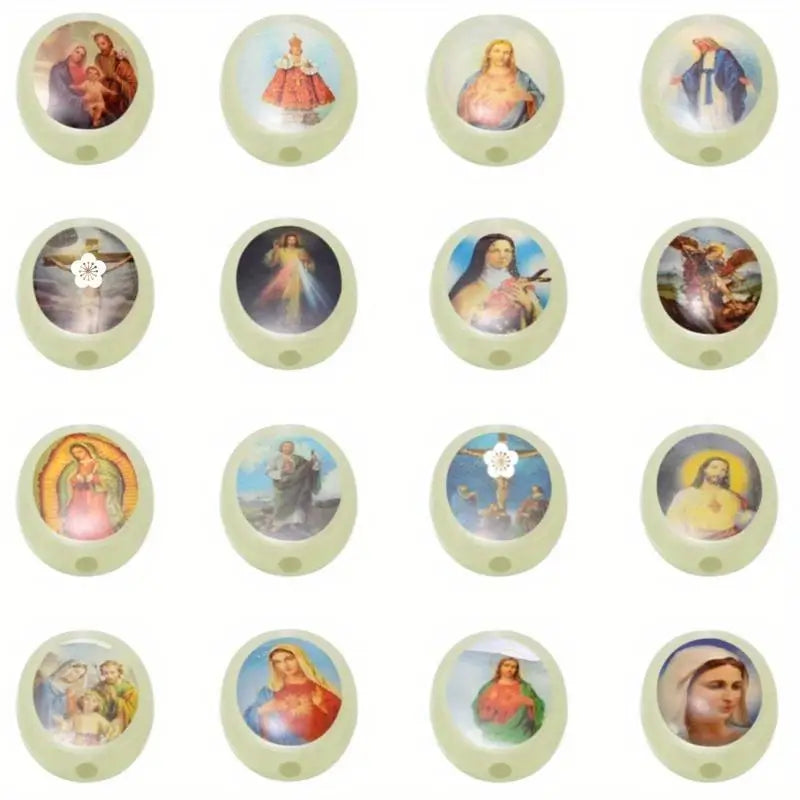 20pcs Saint Benedict Big Hole Beads – DIY Bracelet Jewelry Religious Craft Beads Babs