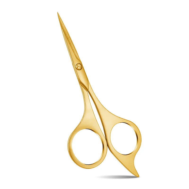 Professional Stainless Steel Eyebrow Scissors – Sharp & Ergonomic Eyebrow Scissors Babs Orange