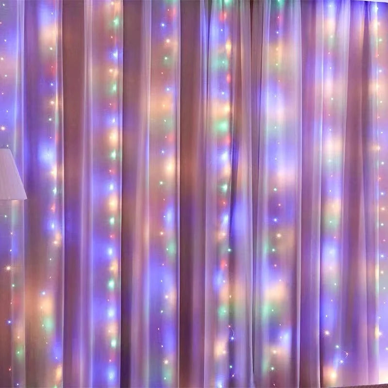 USB LED Curtain Fairy Lights with Remote – 6x3M / 3x3M LED Curtain Lights Babs