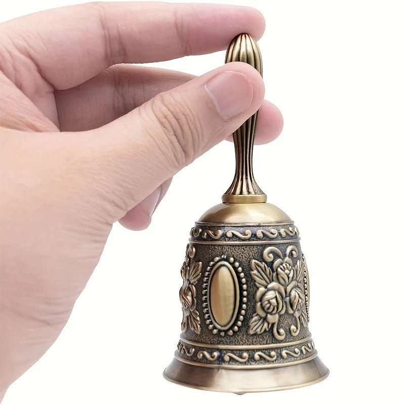 Brass Hand Bell – Wedding & Eid Celebration Call Bell Decorative Hand Bell Babs