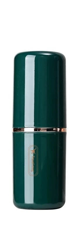 Portable Travel Toothbrush Cup with Lid – Dual-Use Storage Travel Toothbrush Cup Babs green