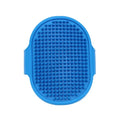 Pet Bath Massage Glove – Cat & Dog Deshedding Brush Pet Grooming Glove Babs Blue one size