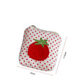 Red Tomato Coin Purse – Cute Korean Mini Pouch Bag Coin Purse Pouch Babs 1pcs