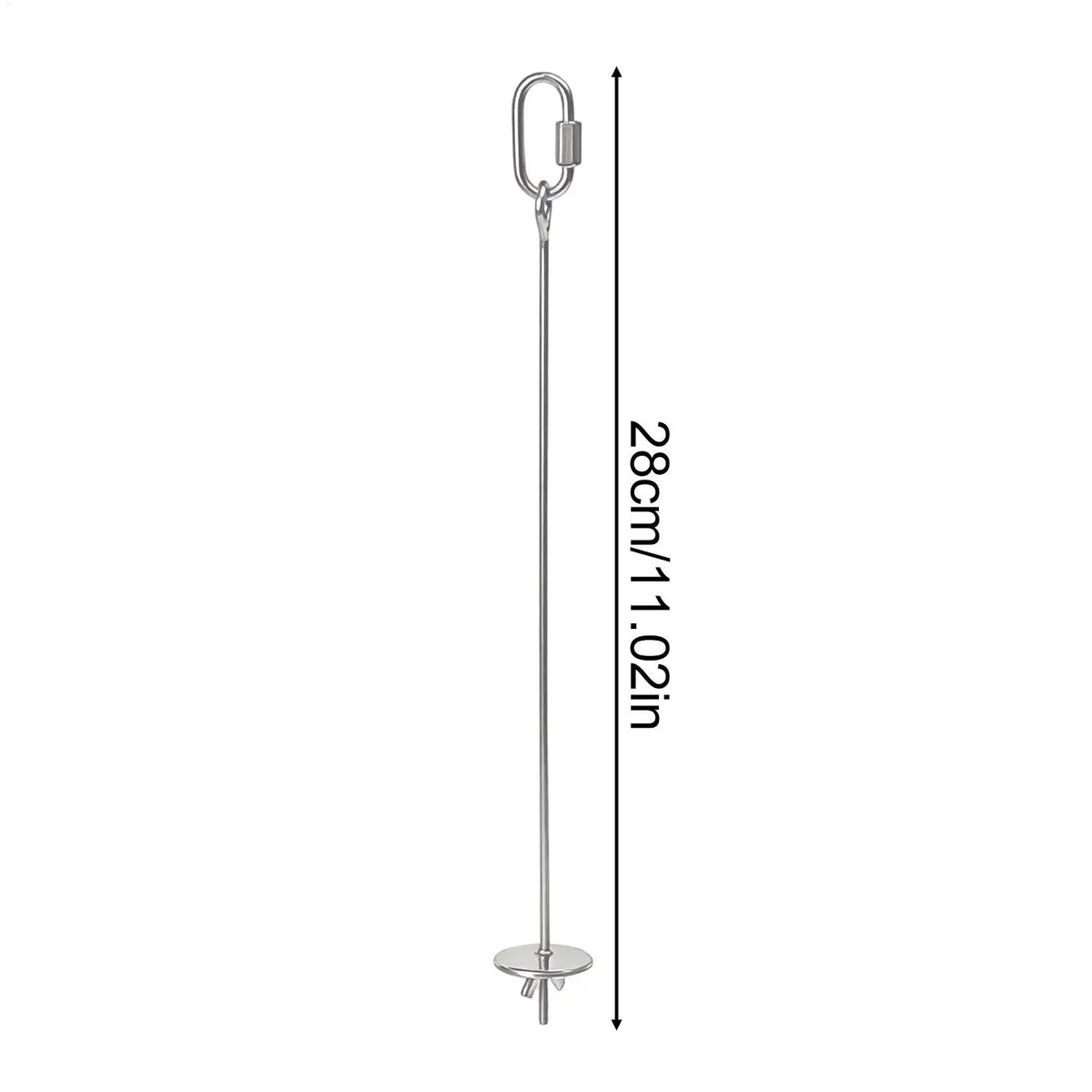 Bird Cage Food Skewer Stainless Fruit Stick Holder for Birds Bird Cage Feeder Babs