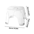 Clear Non-Slip Shower Foot Stool – Waterproof Bathroom Bench Shower Foot Stool Babs Transparent White
