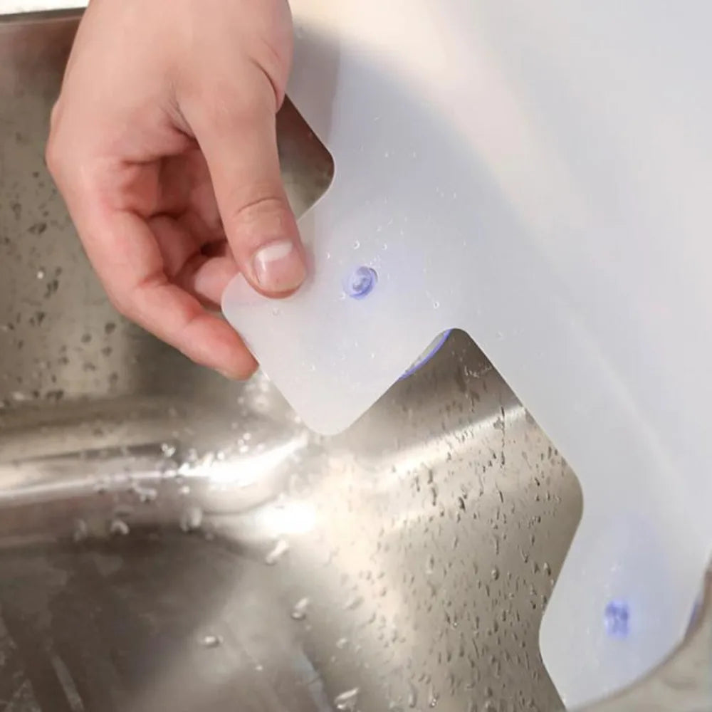 Silicone Sink Splash Guard with Suction Cup | Waterproof Baffle Sink Splash Guard Babs