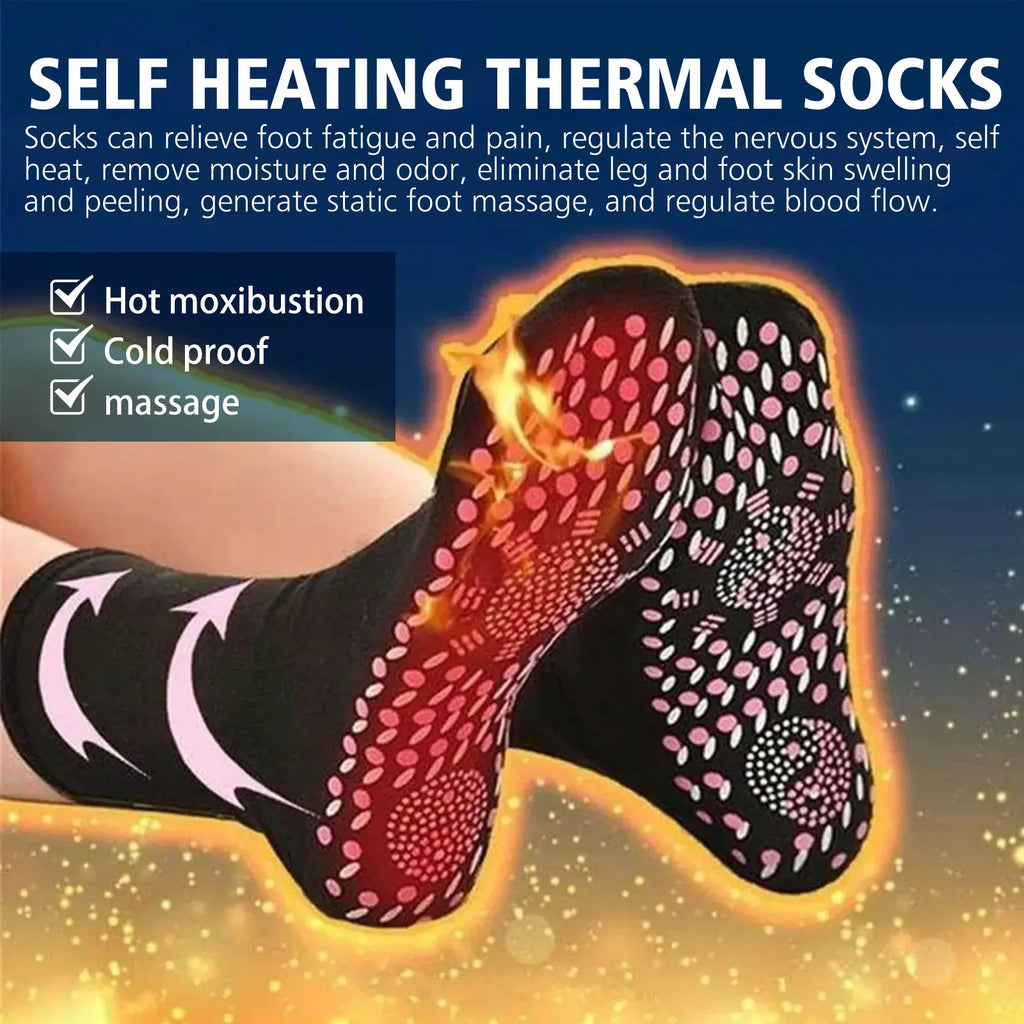 Magnetic Therapy Massage Socks – Warm Non-Slip Winter Socks Magnetic Therapy Socks Babs