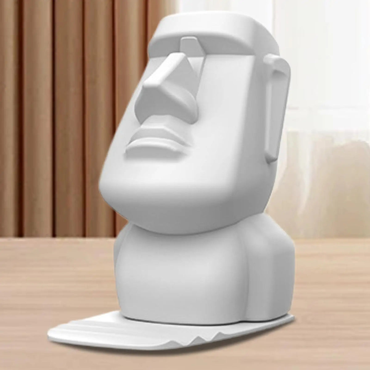 Moai Easter Island Statue Glasses & Phone Holder Ornament Desk Organizer Ornament Babs