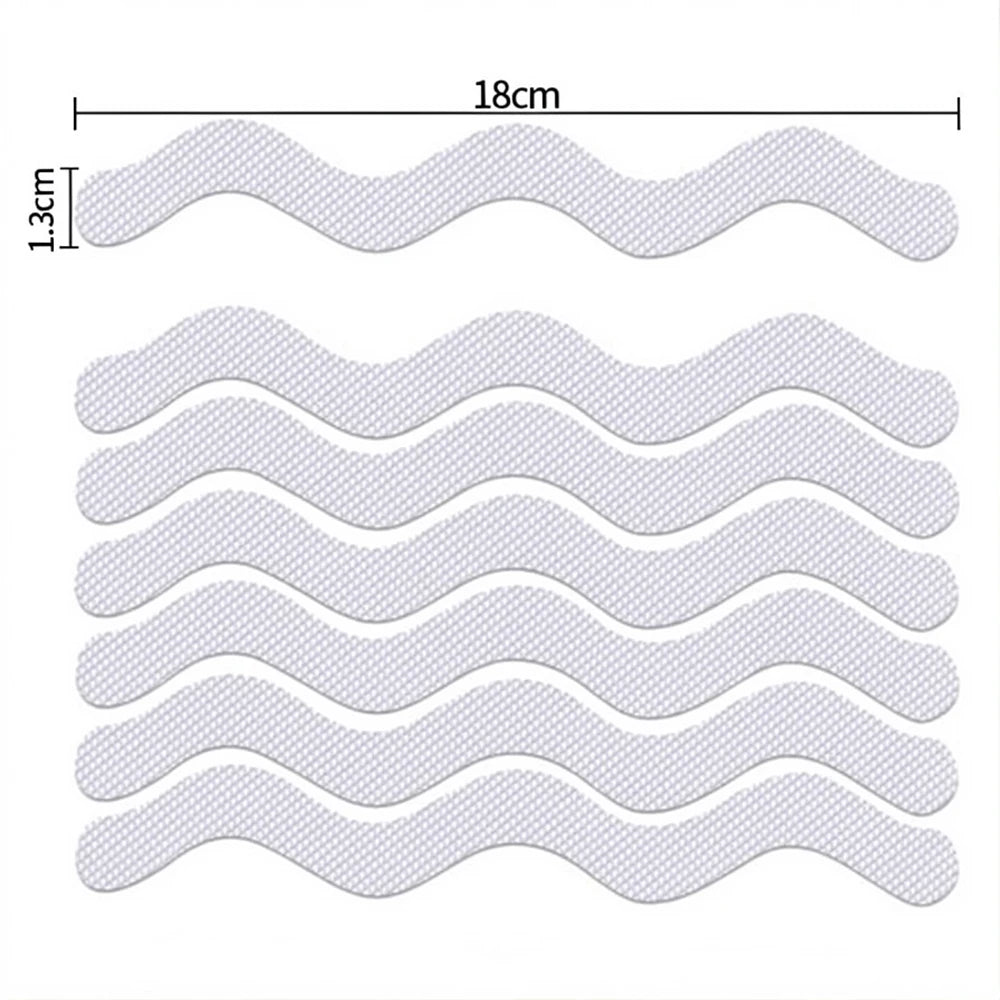 Anti-Slip Bathtub Stickers – Non-Slip Safety Strips 6 Pack Non-Slip Safety Strips Babs