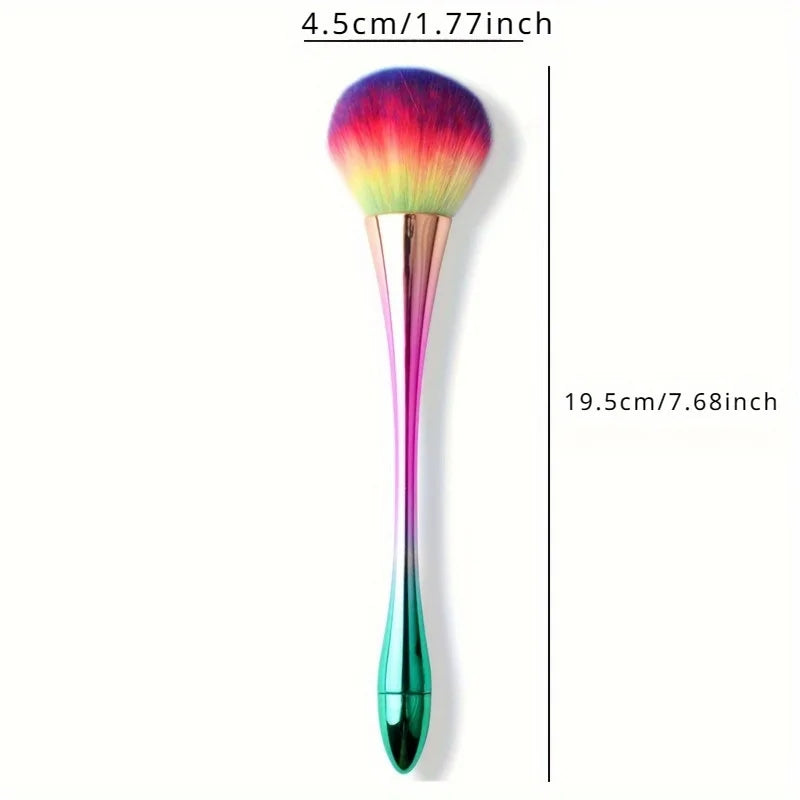 Nail Dust Brush – Small Waist Manicure & Blush Brush Nail Manicure Brush Babs