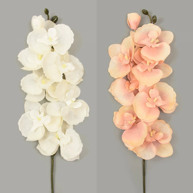 8-Head Silk Butterfly Orchid Artificial Flowers | Real Touch Artificial Silk Flowers Babs