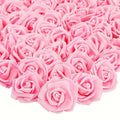Artificial PE Rose Flower Heads 10/20Pcs – Wedding & Home Decor Artificial Flowers Babs Pink 20Pcs