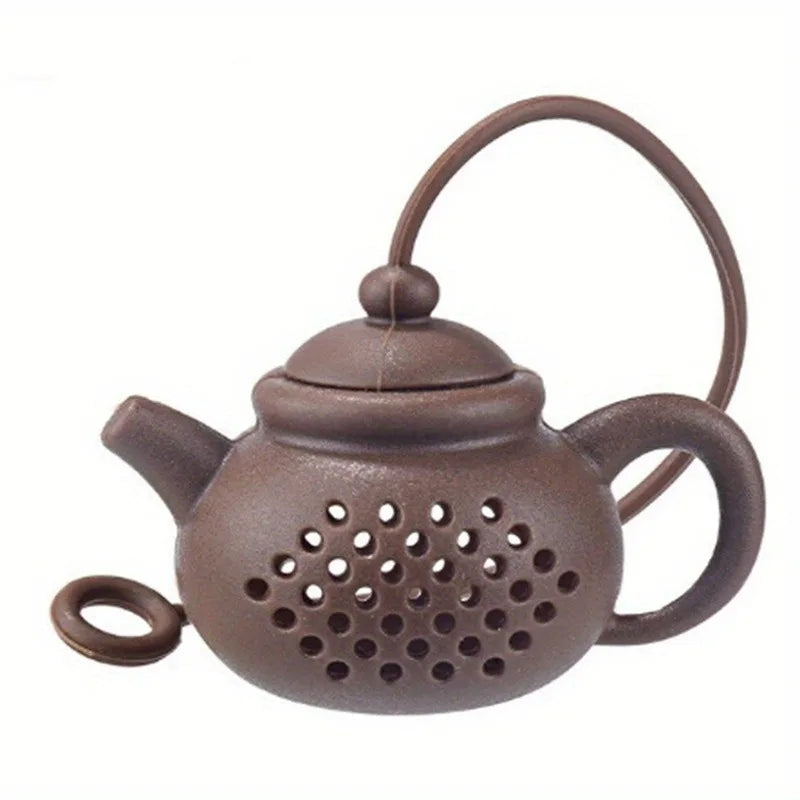 Teapot Silicone Tea Infuser & Strainer with Handle Silicone Tea Infuser Babs coffee