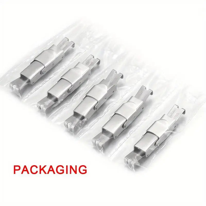 5pcs Stainless Steel Silicone DIY Jewelry Buckle Clasp Set Jewelry Buckle Clasp Babs