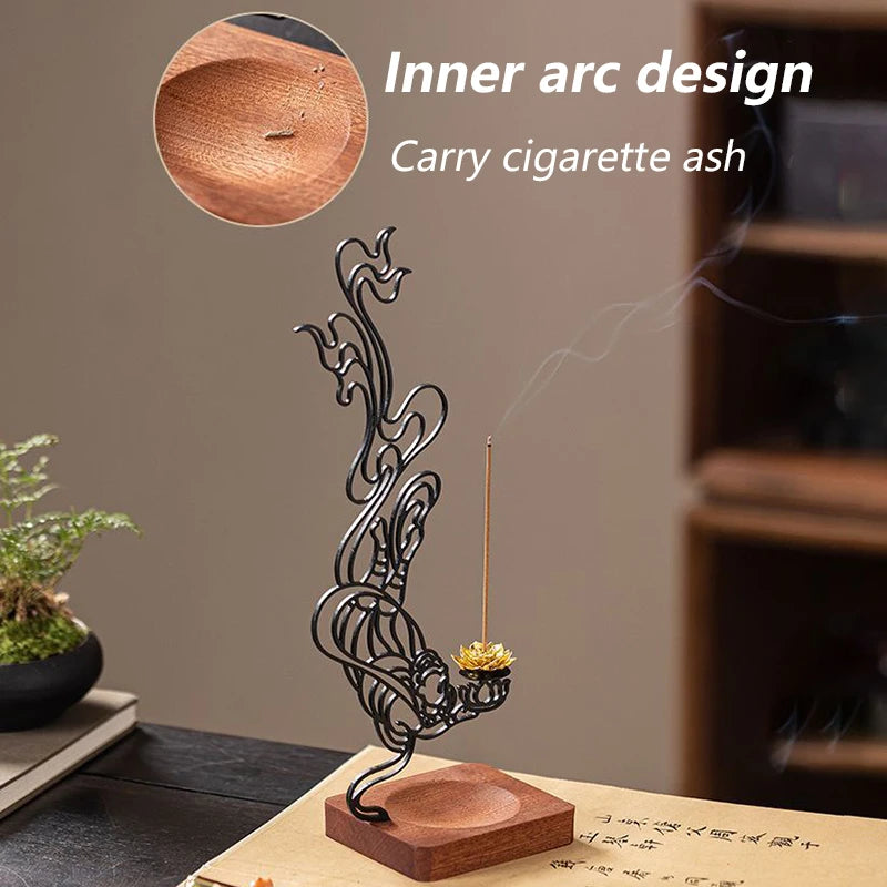 Modern Iron Incense Burner Sculpture | Living Room Aroma Décor Incense Burner Sculpture Babs