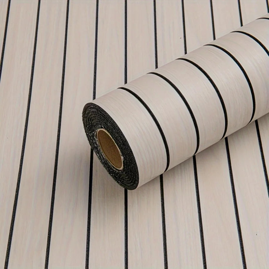 3D Striped Peel & Stick Wallpaper – Self-Adhesive Wall Sticker Peel & Stick Wallpaper Babs GSB-1058A 40x300cm