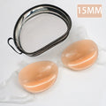 Strapless Sticky Bra Silicone Nipple Cover – Invisible Reusable Adhesive Silicone Bra Babs 15MM With Bag L