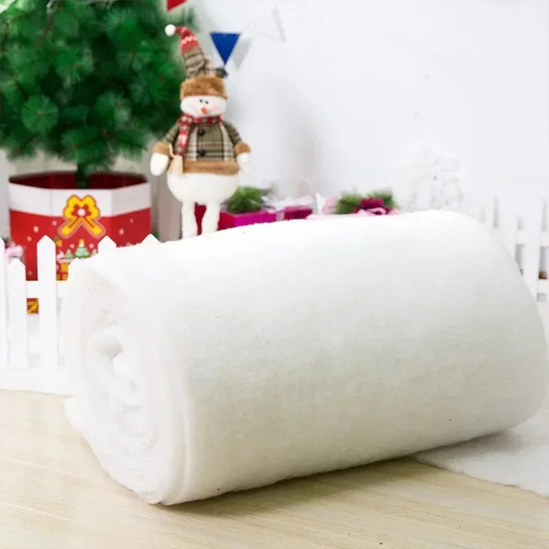 Christmas Artificial Snow Blanket – Fluffy Fake Snow Décor Mat Christmas Snow Blanket Babs