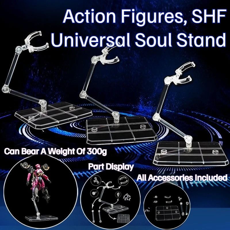 10PCS Gundam Figure Display Stand HG RG SD SHF 1/144 Model Figure Display Stand Babs