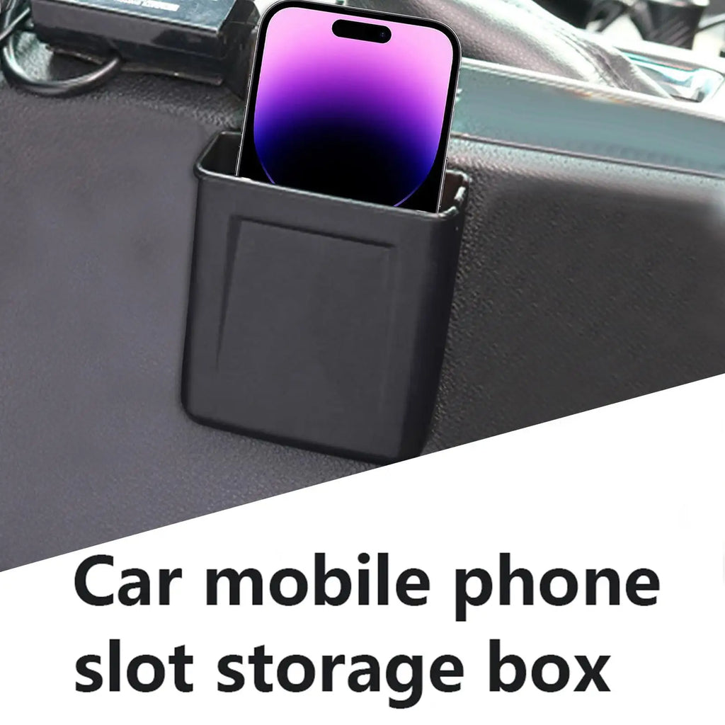 Adhesive Car Dash Organizer – Storage Box for Keys & Phones Car Storage Organizer Babs