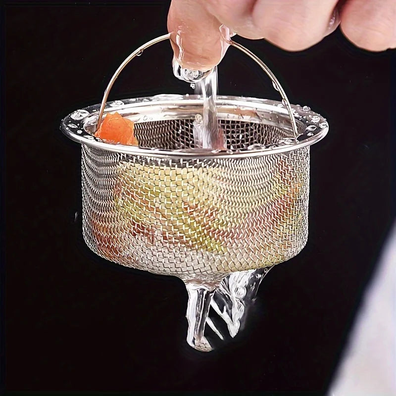 2pcs Stainless Steel Kitchen Sink Strainer & Drain Basket Sink Drain Strainer Babs