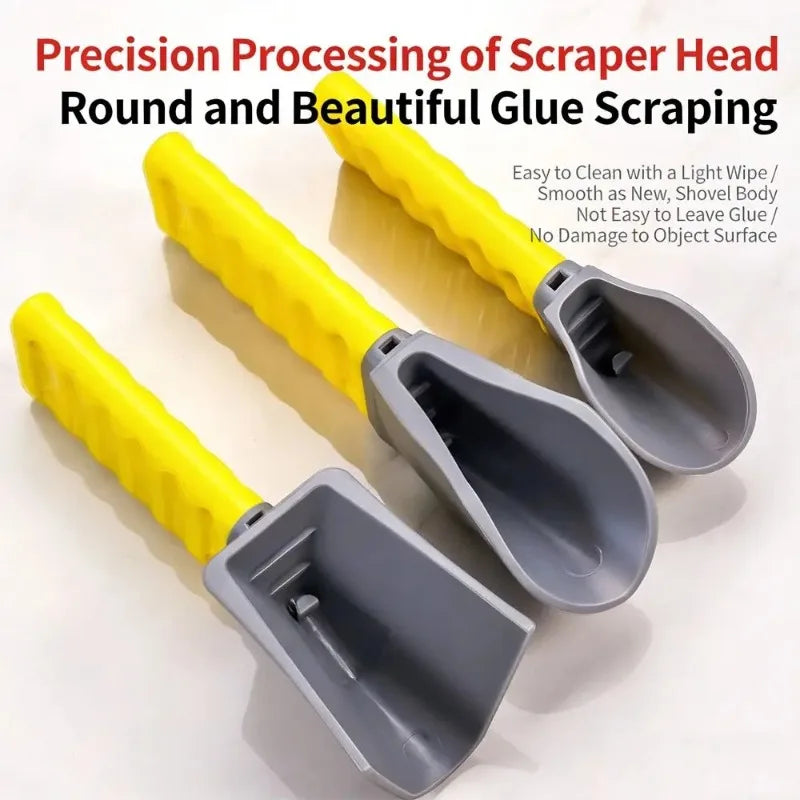 3-Piece TPU Caulking Scraper Set | Corner Grout Finishing Tool Caulking Scraper Set Babs