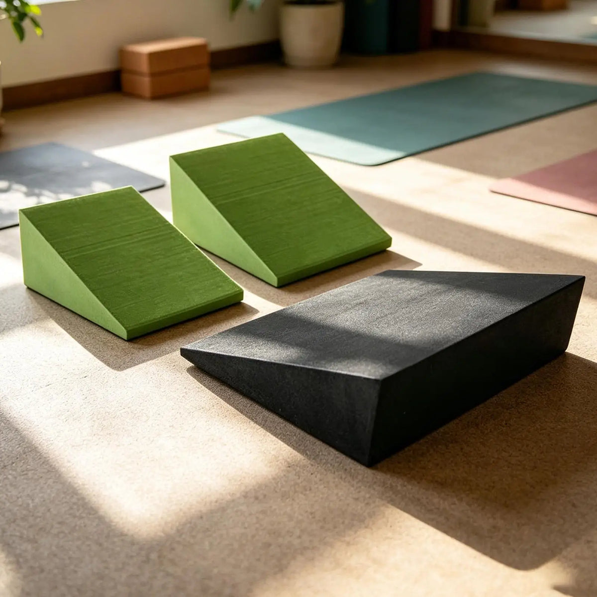 EVA Foam Yoga Wedge Blocks – Slant Board for Squats & Stretch Yoga Wedge Block Babs