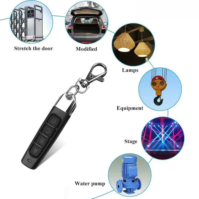433MHz RF Cloning Remote – Garage & Gate Key Duplicator RF Remote Duplicator Babs