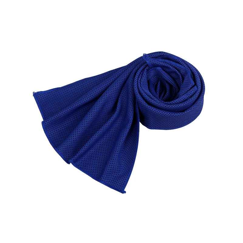 Cooling Microfiber Sports Towel for Yoga, Gym & Outdoors Cooling Sports Towel Babs navy 30x80cm