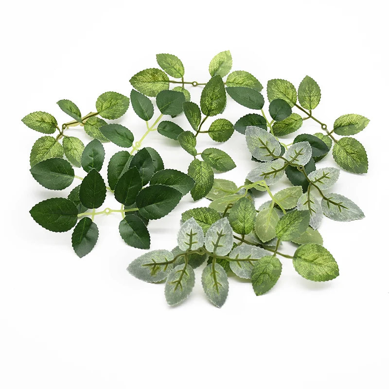 30/50pcs Silk Artificial Leaves for Wedding & DIY Decor Artificial Silk Leaves Babs