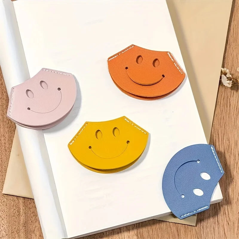 2pcs PU Leather Corner Bookmarks – Cute Handmade Book Accessories Leather Bookmarks Babs
