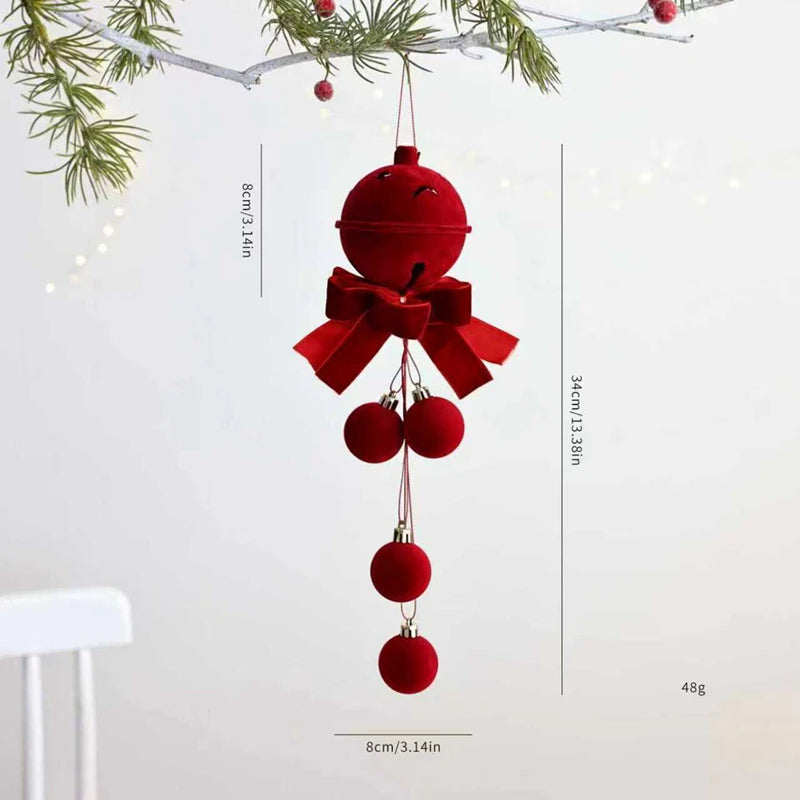 Nordic Bell Christmas Ball Ornaments – Tree Hanging Pendants Christmas Tree Ornaments Babs B