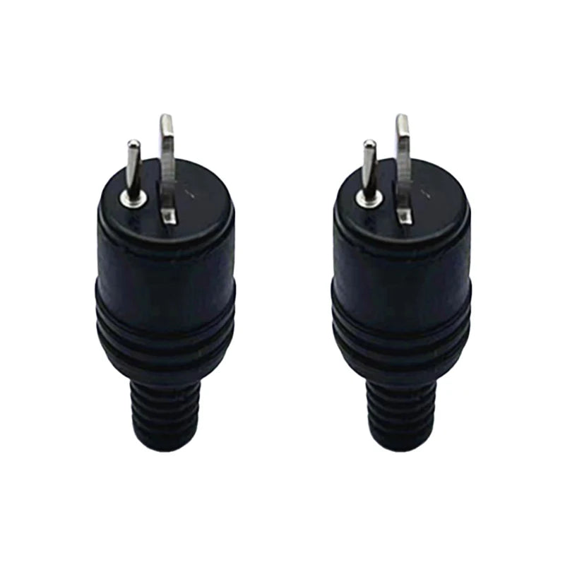 2PCS Male DIN 2-Pin Screw Terminal Audio Speaker Adapter Audio Connector Adapter Babs