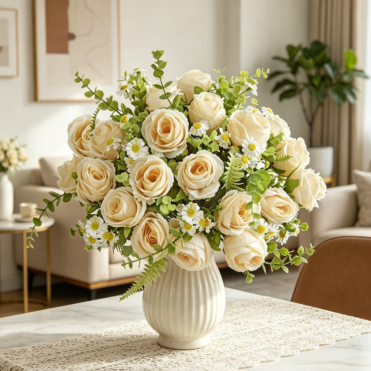 Silk Rose Artificial Flowers – Wedding, Home & Party Decor Artificial Silk Flowers Babs