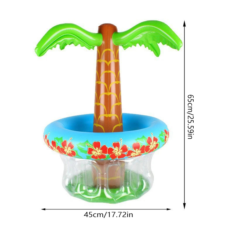 Inflatable Coconut Tree Drink Holder – Hawaiian Pool Party Cooler Inflatable Party Cooler Babs B