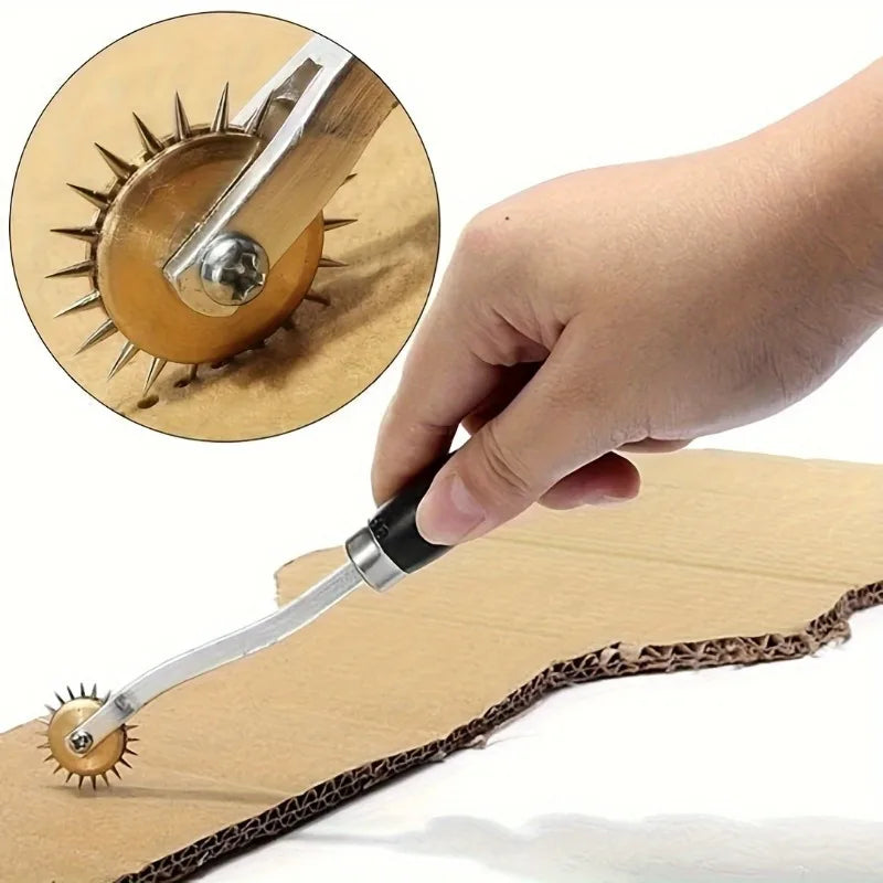 Leather Stitch Marking Wheel – Comfort Grip Pricking Tool Leather Craft Tool Babs