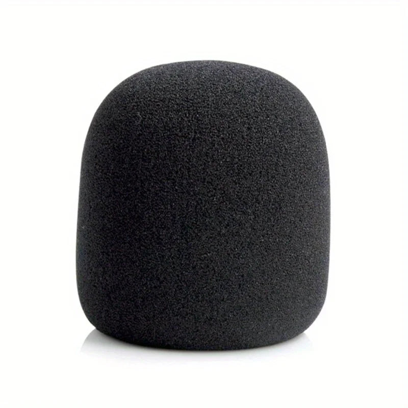10-Pack Colorful Microphone Foam Windscreen Ball Type Covers Microphone Windscreen Babs black
