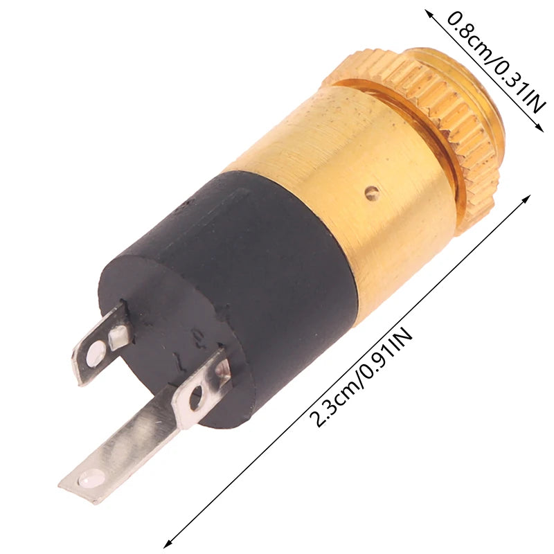 5Pcs PJ392 3.5mm Stereo Female Audio Jack Gold Plated Socket Audio Jack Connector Babs