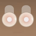 Silicone Nipple Covers – Reusable Adhesive Invisible Bra Petals Nipple Cover Pads Babs Round Skin color 6.5cm