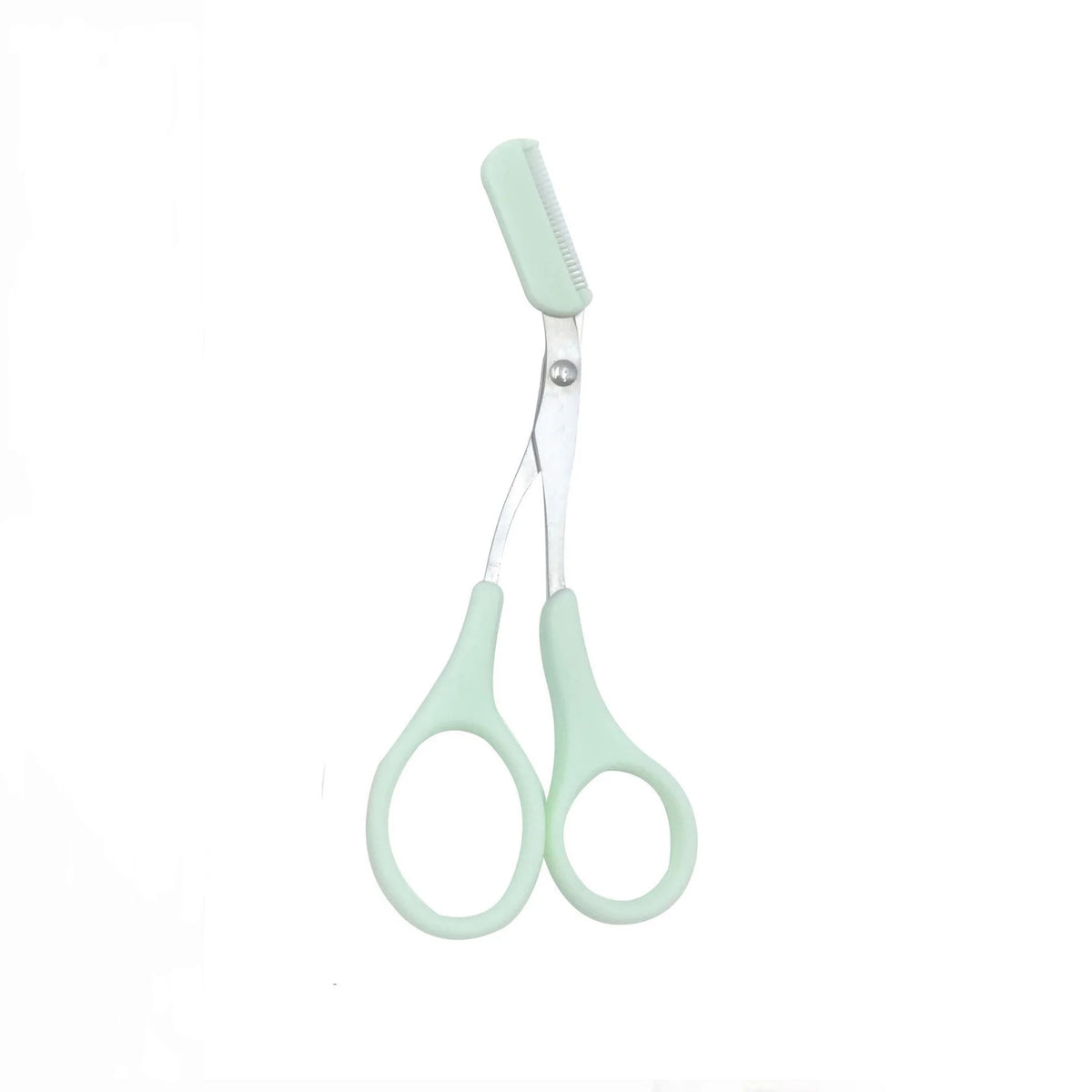 Pink Eyebrow Trimmer Scissors with Comb – Stainless Steel Eyebrow Trimmer Scissors Babs green