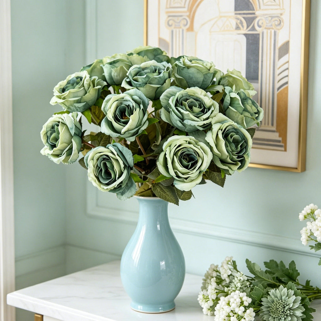 Artificial Silk Rose Bouquet – Wedding & Home Décor Artificial Silk Roses Babs