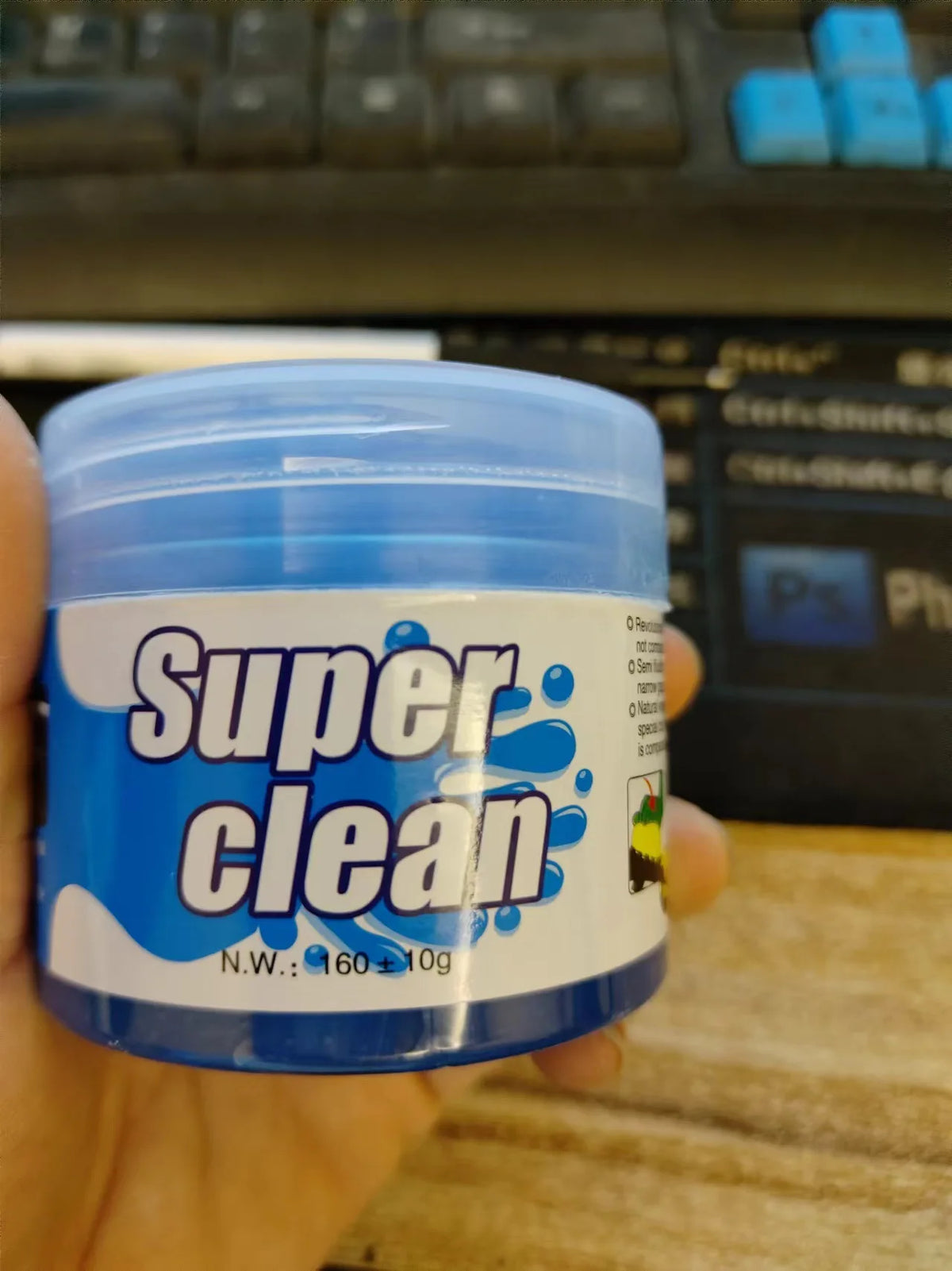 Reusable Cleaning Gel for Keyboard, Car Vents & Small Gaps Cleaning Gel Babs 160ML