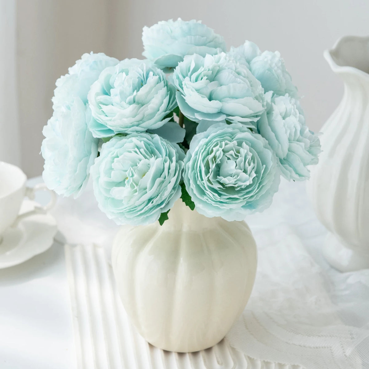 Silk Peony Artificial Flowers – Wedding & Home Décor 10/20 pcs Artificial Silk Flowers Babs