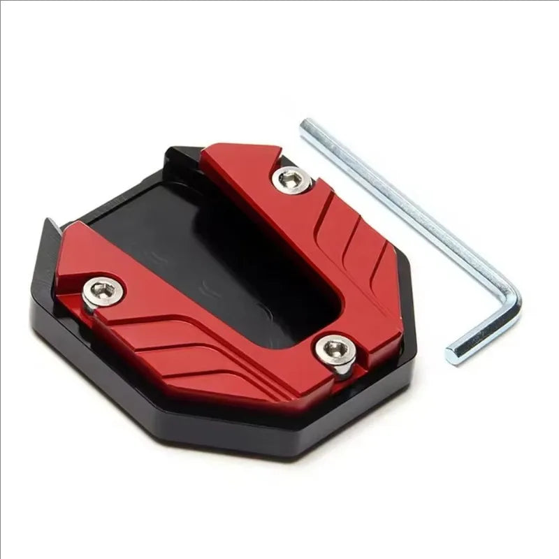CNC Aluminum Motorcycle Kickstand Extender Pad | Anti-Skid Kickstand Extender Pad Babs