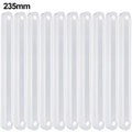 10pcs Plastic Drawer Slides 180/235/298mm – Furniture Guide Rails Drawer Slides Babs White-235mm