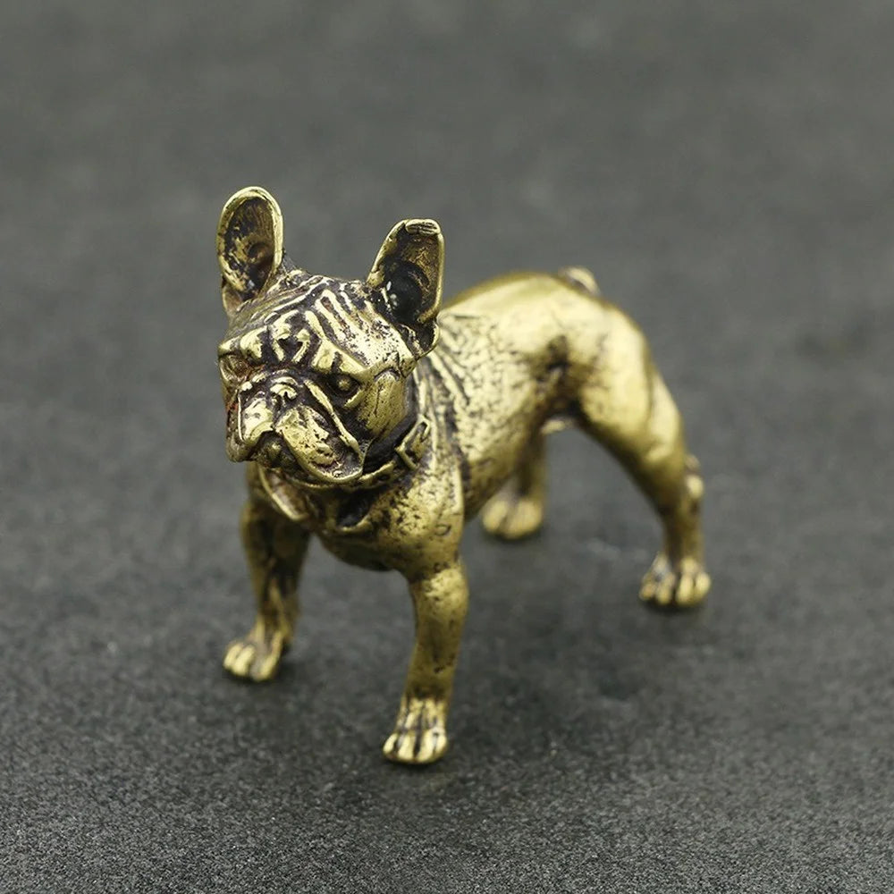Pure Copper Cricket Figurine – Antique Brass Tea Pet Miniature Decor Copper Miniature Figurine Babs
