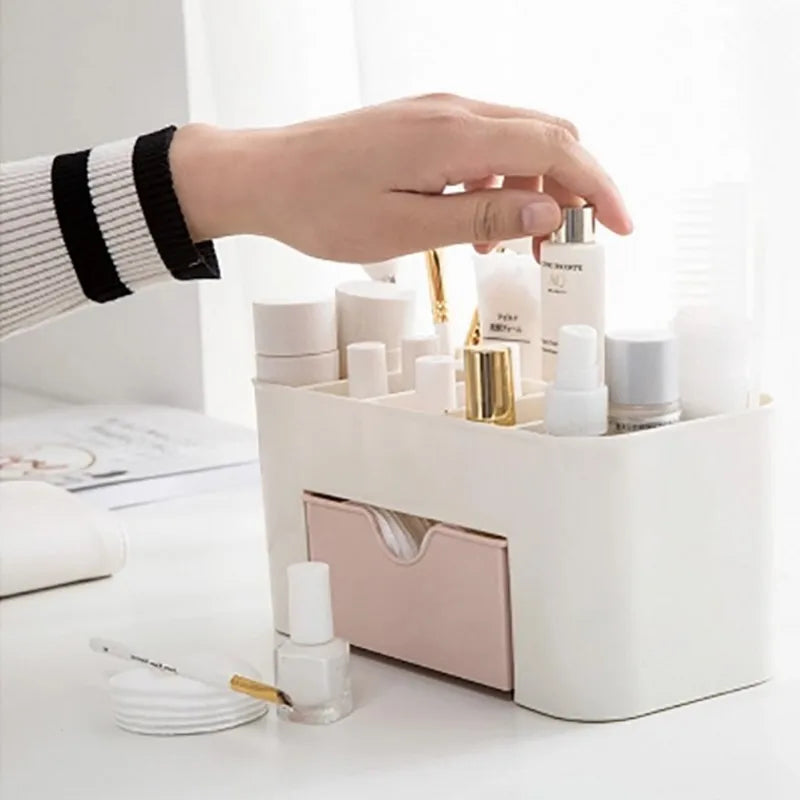 Makeup & Jewelry Storage Box with Drawer Organizer Makeup Storage Organizer Babs